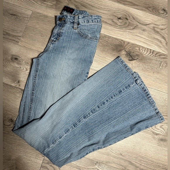 vintage y2k mudd medium wash low rise jeans size 5 - Picture 6 of 6